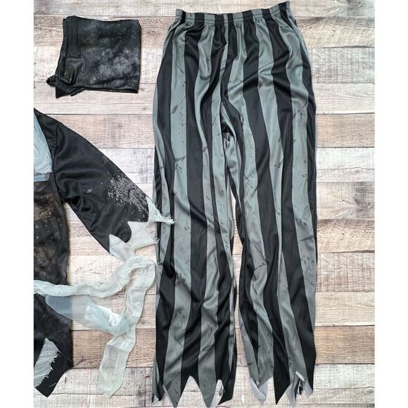 New Hyde & Eek Pirate Eye‎ Patch Scarf Belt Outfit Halloween Costume Boys Medium - Picture 4 of 16